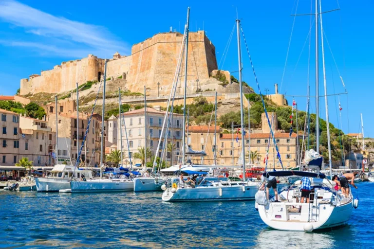 on a yacht sardinia and corsica